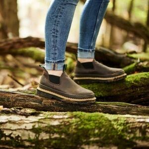 NEW Georgia Giant Romeo Genuine Leather Platform Slip On Boots / Mules / Clogs